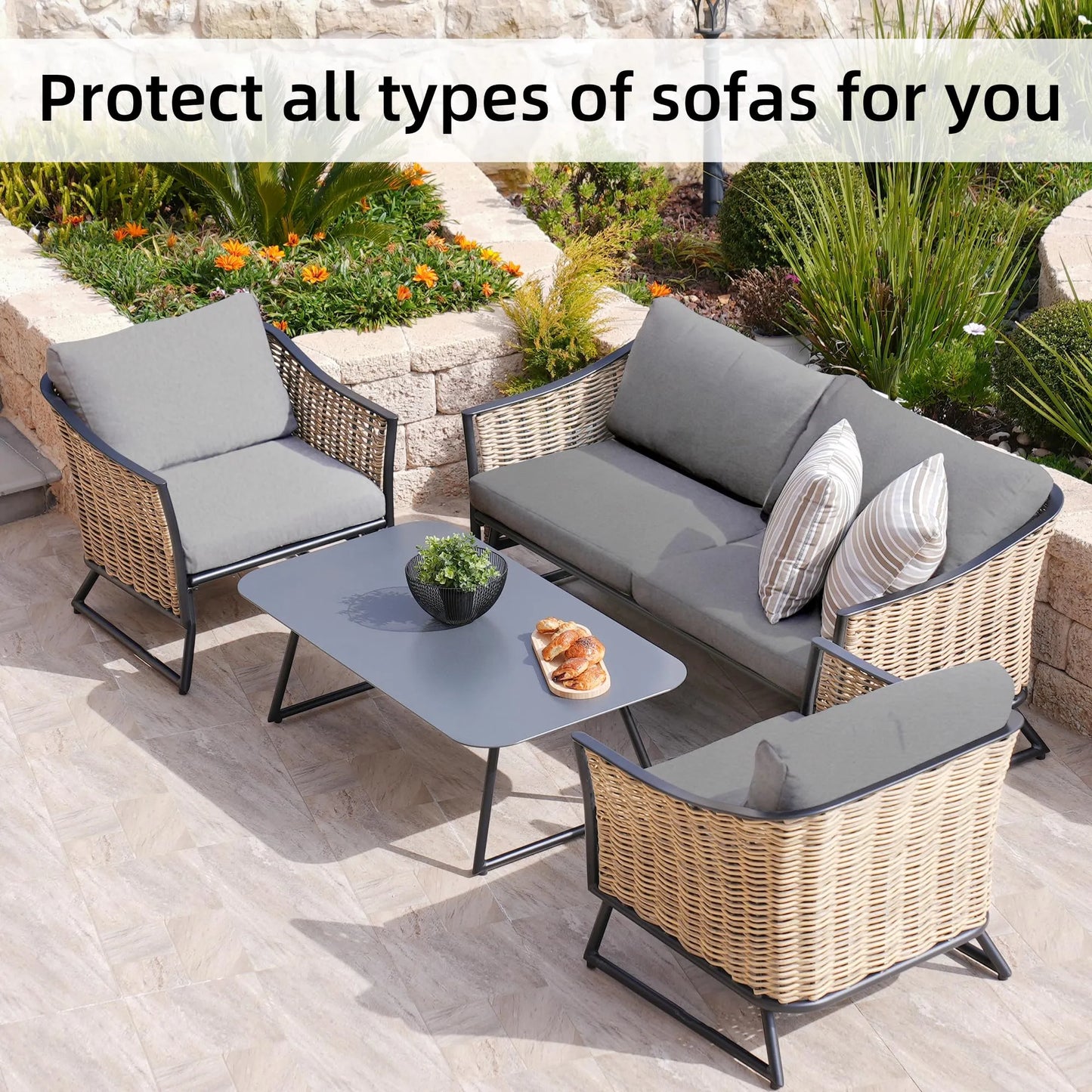 🪑 Stretch Sofa Cushion Covers🔥