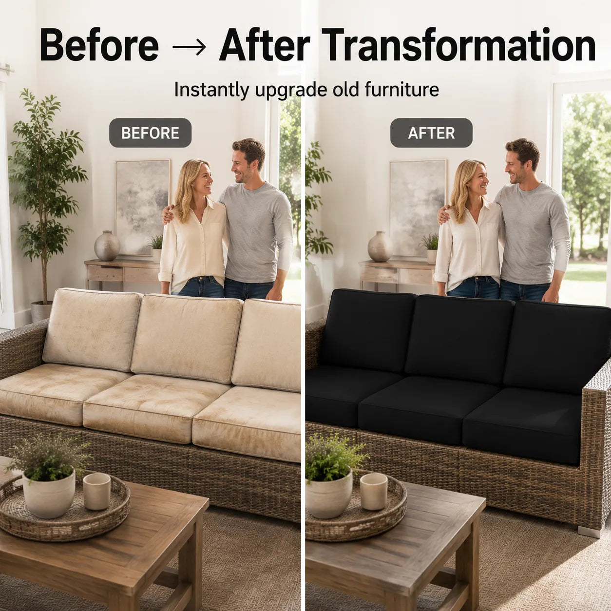 🪑 Stretch Sofa Cushion Covers🔥