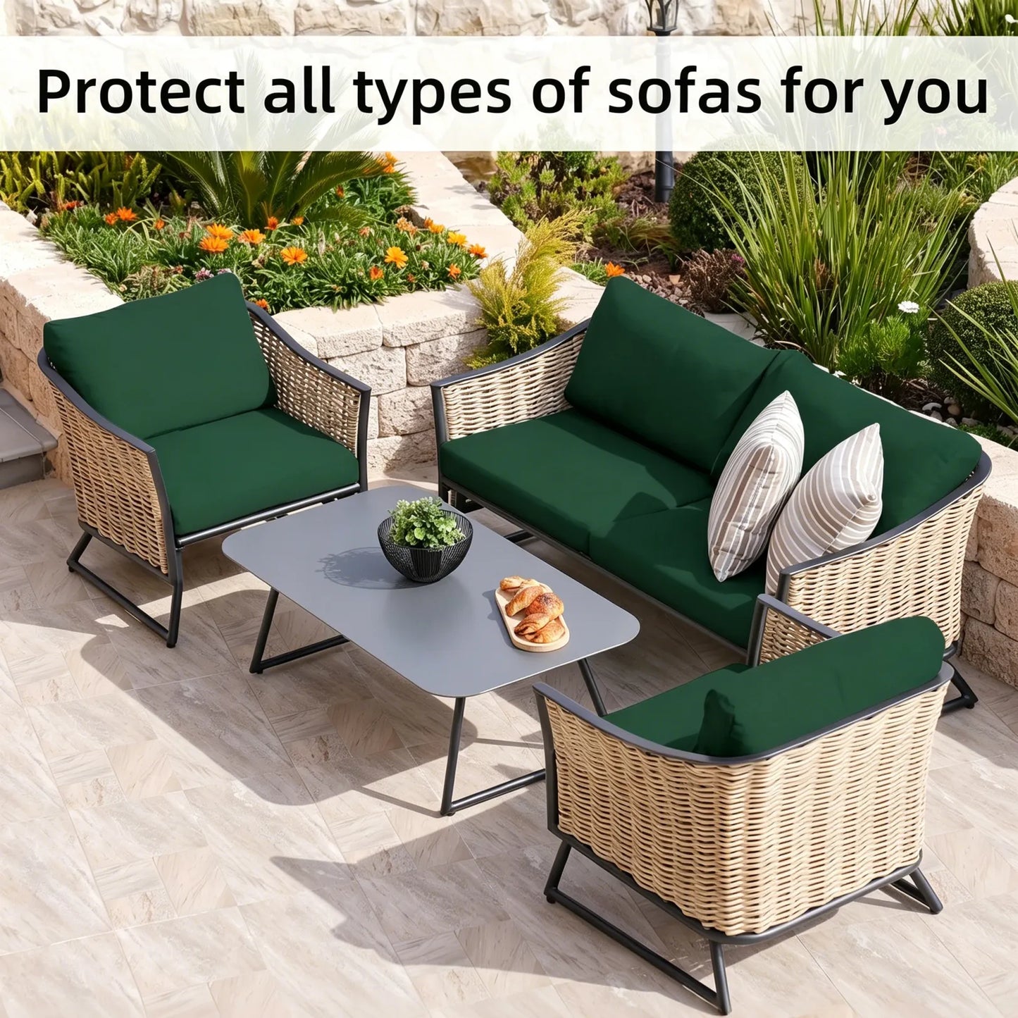 🪑 Stretch Sofa Cushion Covers🔥