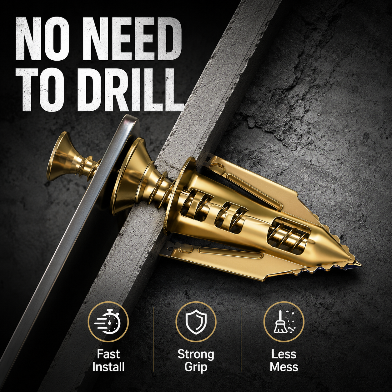 🔥 50% OFF 80-Set Self-Drilling Wall Anchor Pack 🛠️ More Projects, Better Value