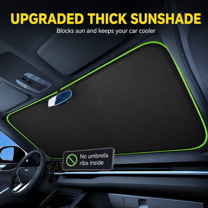 2026 New Portable Heat-Insulating Vehicle Sunshade, Upgraded Thickened Front Window Sun Shade☀️🚗