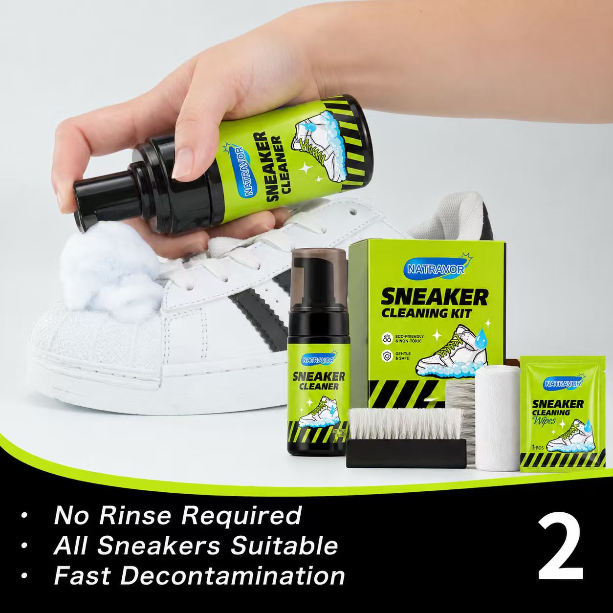 👟Complete Shoe Care Kit For Deep Cleaning & Stain Removal🧼